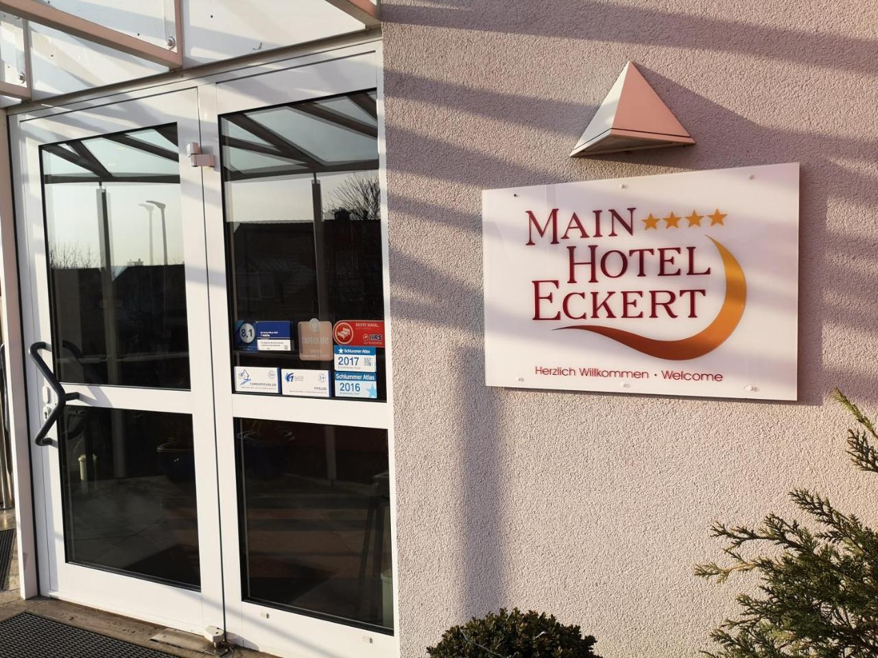 Main Hotel Eckert 3-Sterne Superior Margetshöchheim Exterior foto
